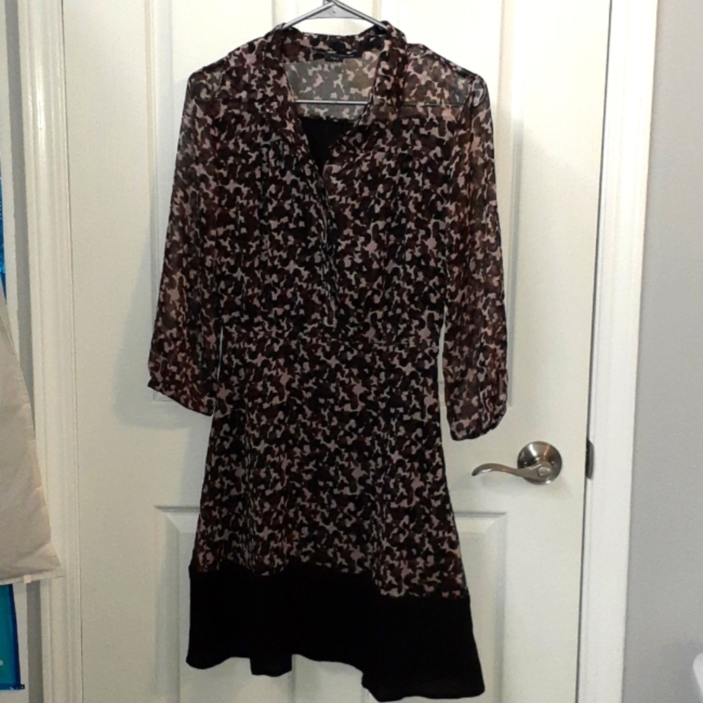 French Connection Pink Camo Dress